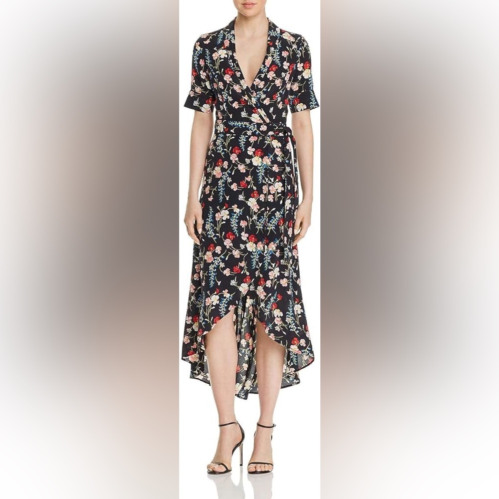 Equipment Imogene Printed Wrap Dress